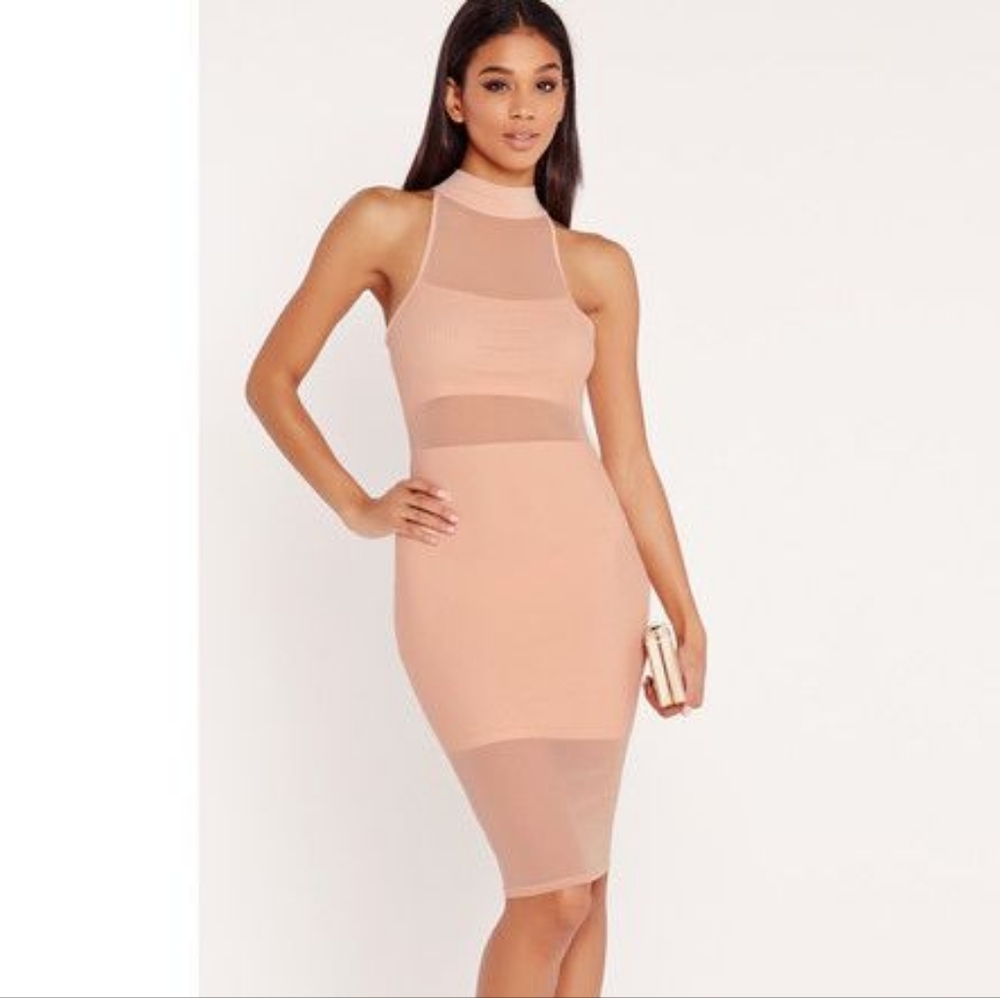 Missguided Mesh Dress (Size 10)